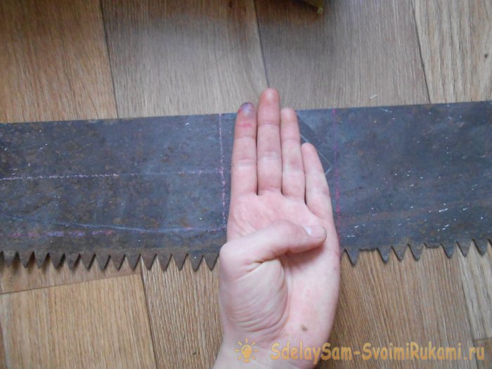 Тесак из пилы