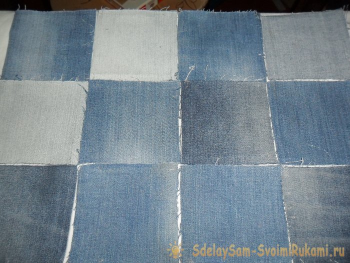 Наволочки из старых джинсов
