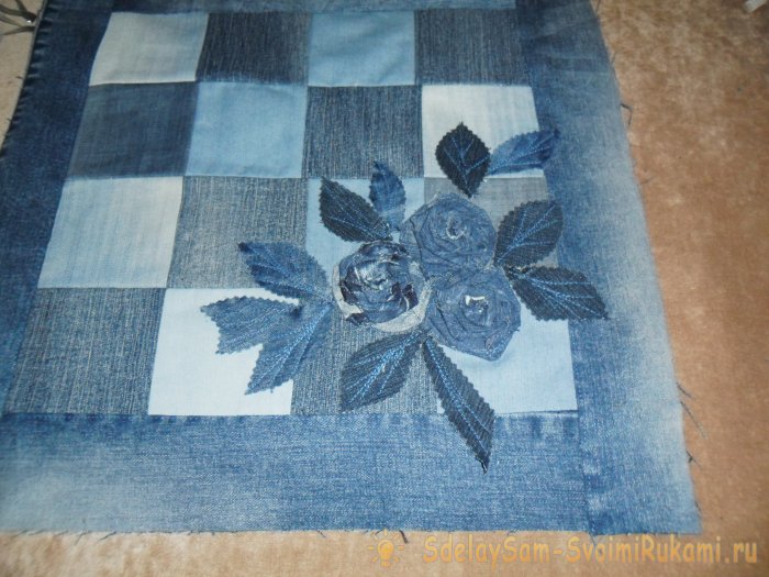 Наволочки из старых джинсов