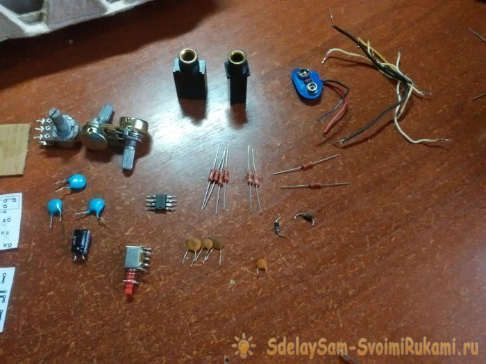 Гитарная педаль Distortion своими руками