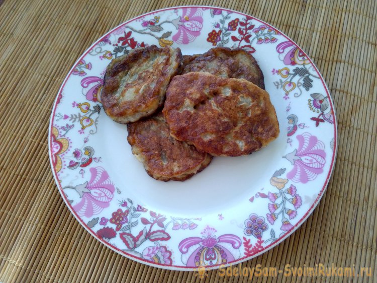 Обалденные и простые банановые оладьи без муки и молока