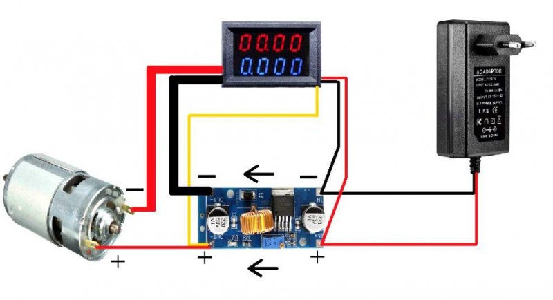 Приставка регулятор к блоку питания
