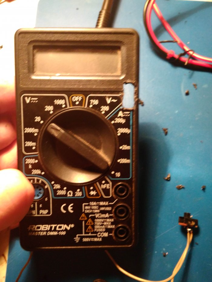 Переделка мультиметра на li-ion с зарядкой