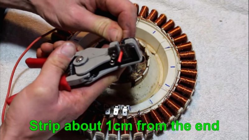 Электрогенератор - переделка двигателя от стиральной машины
