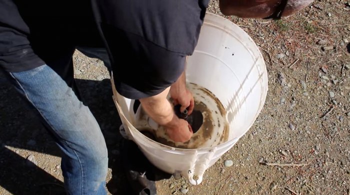 Электрогенератор  гидротурбина из старой стиральной машины