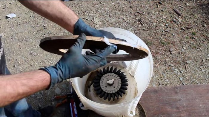 Электрогенератор  гидротурбина из старой стиральной машины