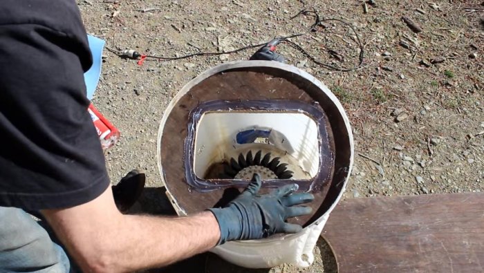 Электрогенератор  гидротурбина из старой стиральной машины