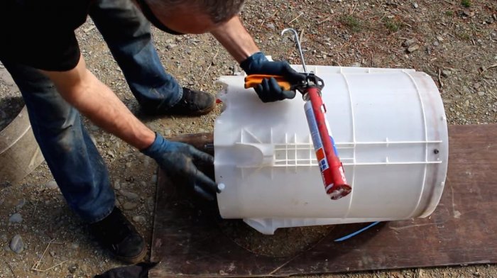 Электрогенератор  гидротурбина из старой стиральной машины