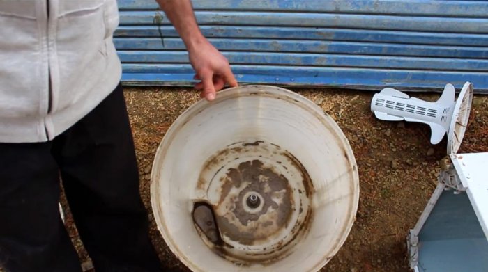 Электрогенератор  гидротурбина из старой стиральной машины