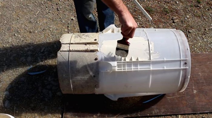 Электрогенератор  гидротурбина из старой стиральной машины