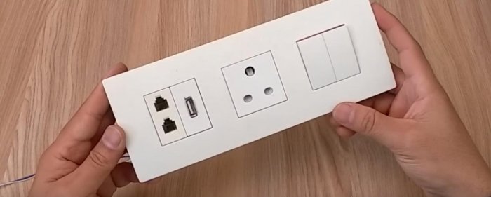 Делаем розетку с USB