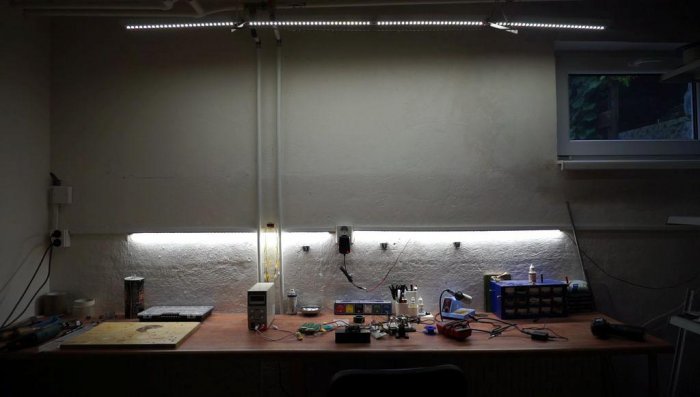 Бюджетное освещение рабочего места