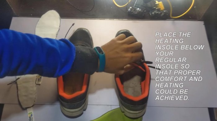 Самодельные стельки с подогревом