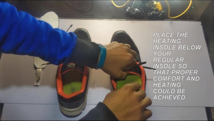 Самодельные стельки с подогревом