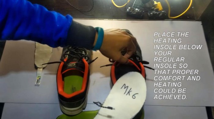 Самодельные стельки с подогревом