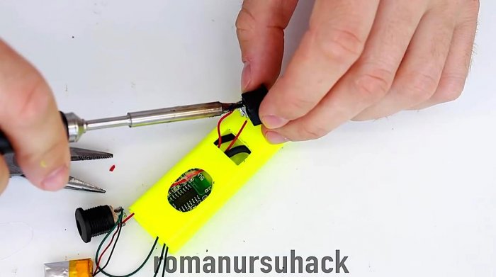 Усилитель колонка из маркера