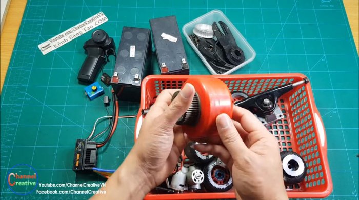 Электровелосипед на базе бесщеточного двигателя