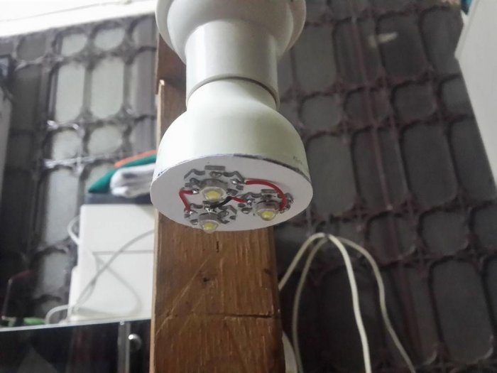 Самодельная LED лампа на 3 Вт