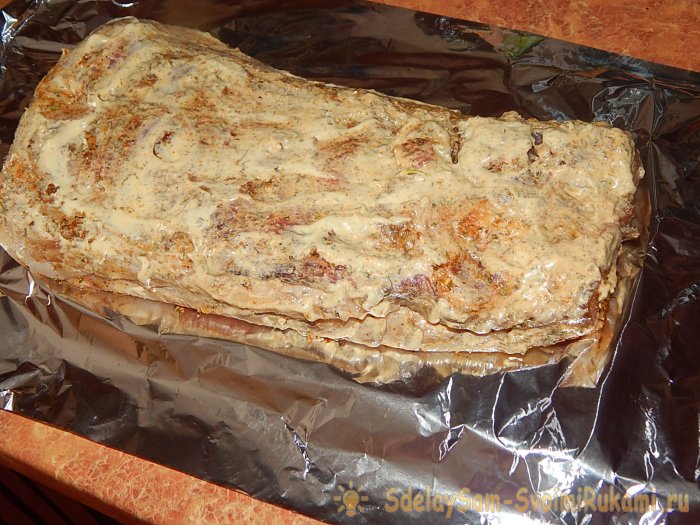 Запеченное сало