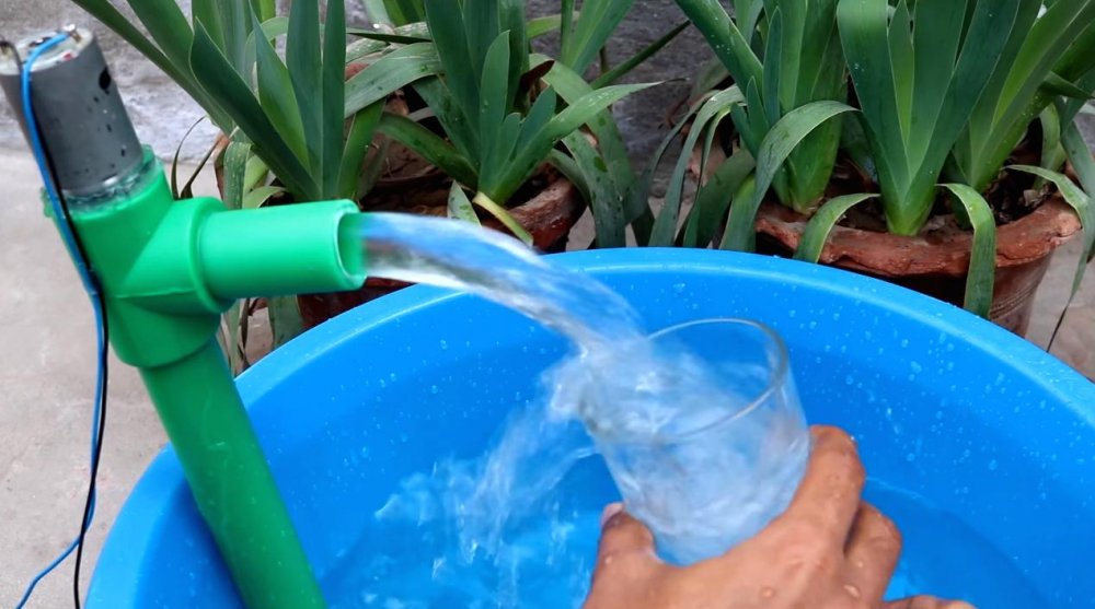 Как сделать насос для воды