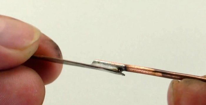 Быстрый способ пайки проводников большого диаметра