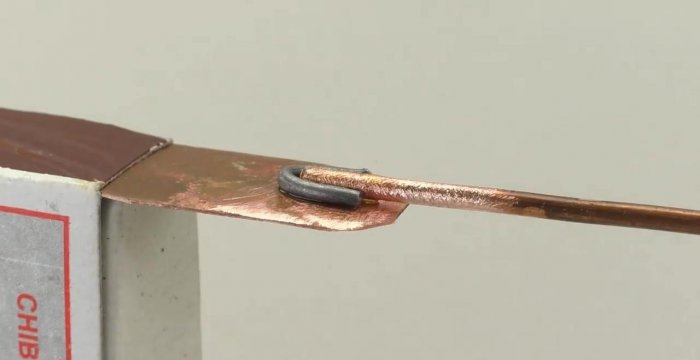 Быстрый способ пайки проводников большого диаметра