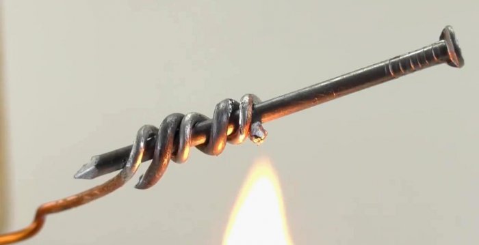 Быстрый способ пайки проводников большого диаметра
