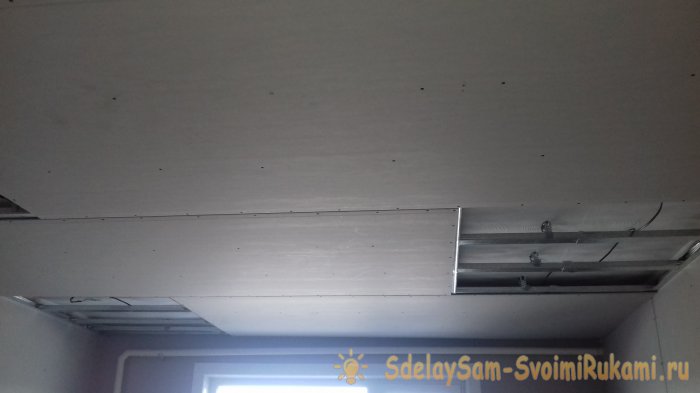 Потолок из гипсокартона