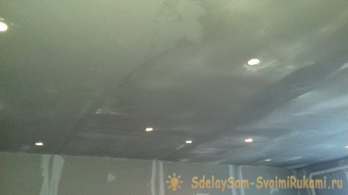 Потолок из гипсокартона