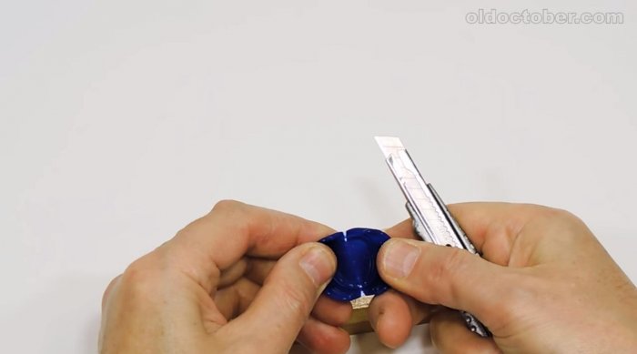 Нож для нарезки ленты из пластиковых бутылок