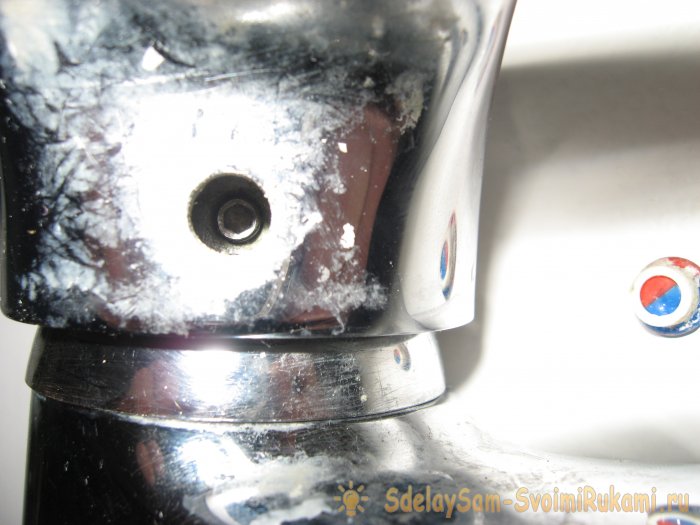 Ремонт однорычажного смесителя