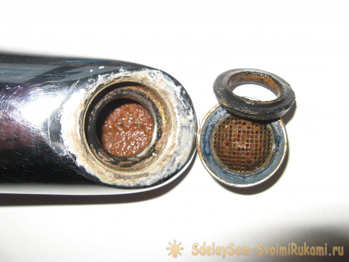 Ремонт однорычажного смесителя