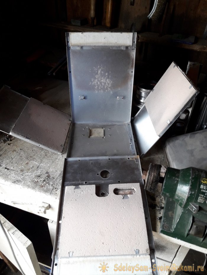 Мини печь из настенного газового котла