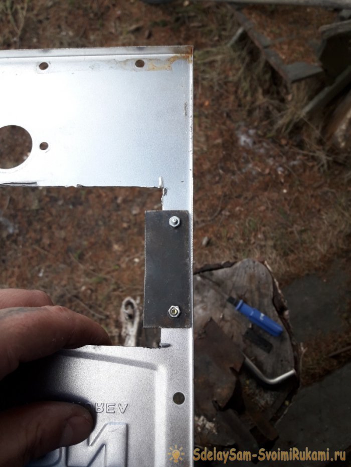 Мини печь из настенного газового котла