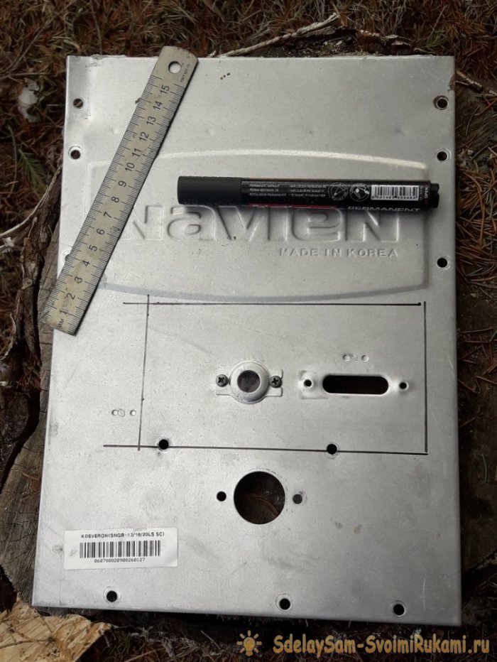 Мини печь из настенного газового котла