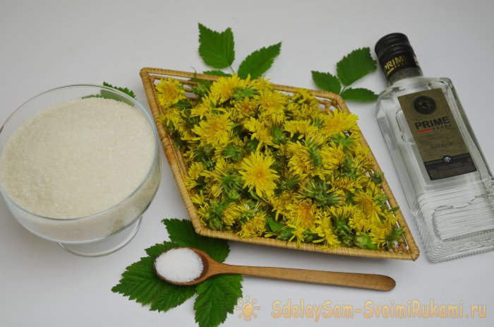 Ликер из одуванчиков