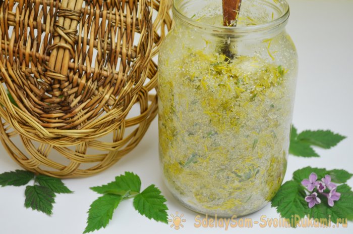 Ликер из одуванчиков