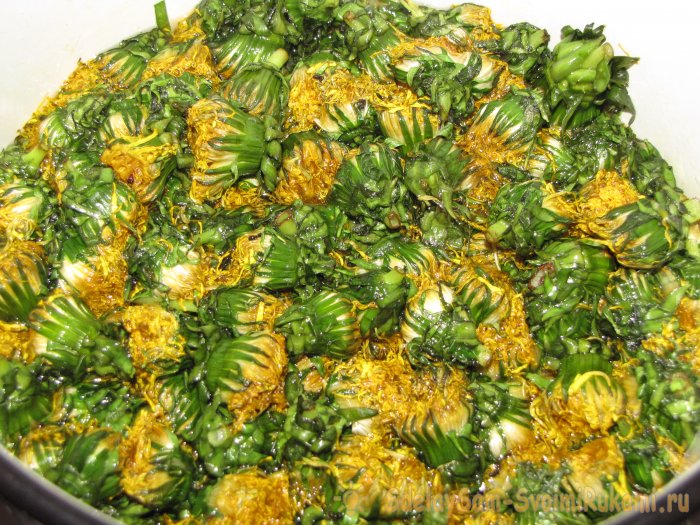 Простое варенье из одуванчиков