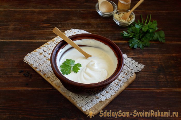 Майонез без яиц