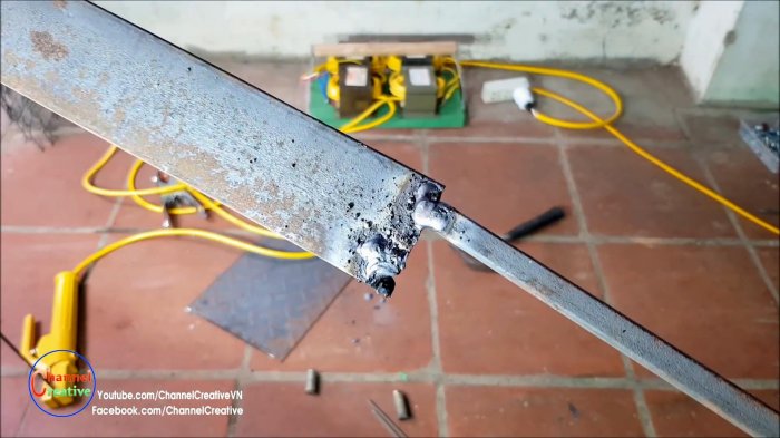 Сварочный аппарат из четырех микроволновок