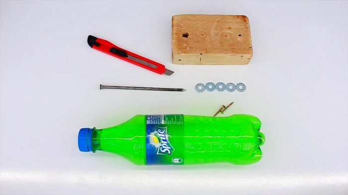 Витой жгут для проводов из пластиковой бутылки