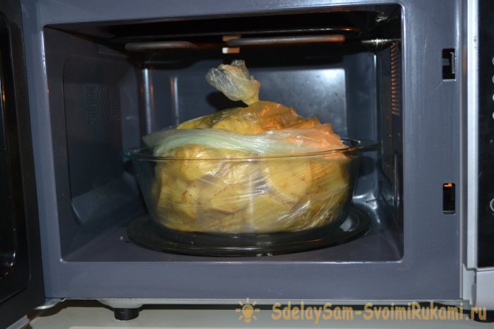 Быстрый картофель в микроволновке