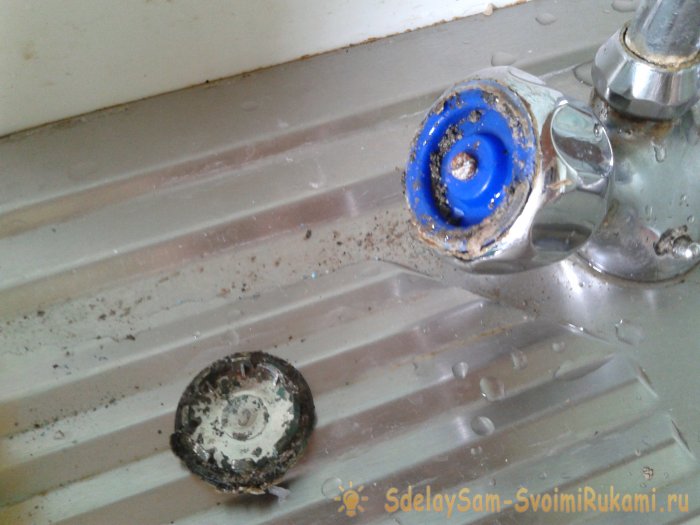 Ремонт смесителя на кухне