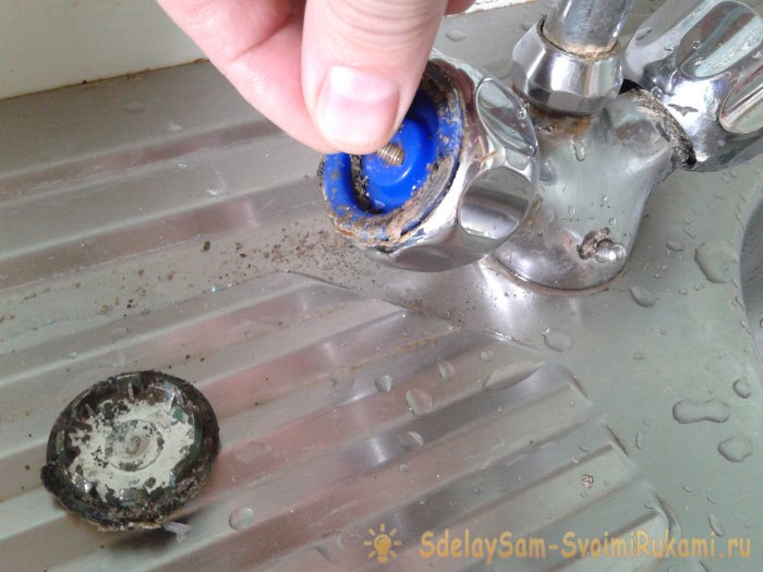 Ремонт смесителя на кухне