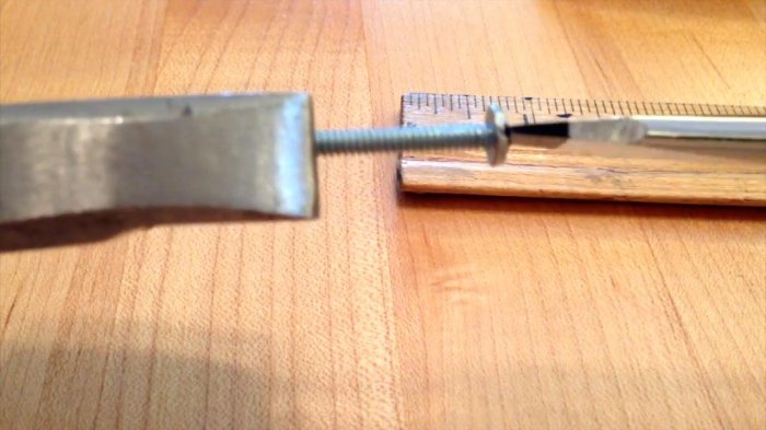 Как правильно укоротить винт