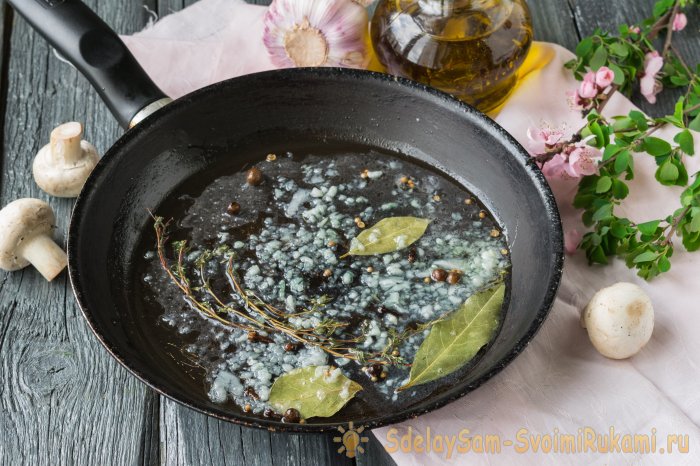 Быстрые маринованные шампиньоны за 1 сутки