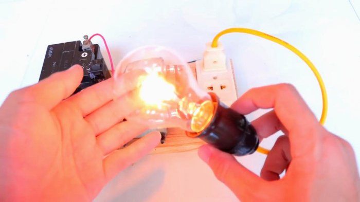 Механический преобразователь 12 - 220 В