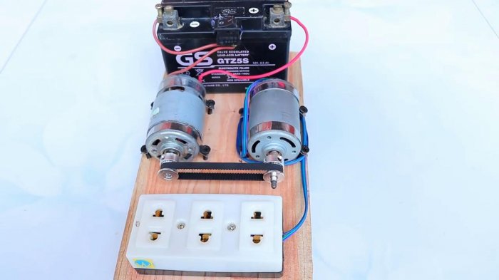 Механический преобразователь 12 - 220 В