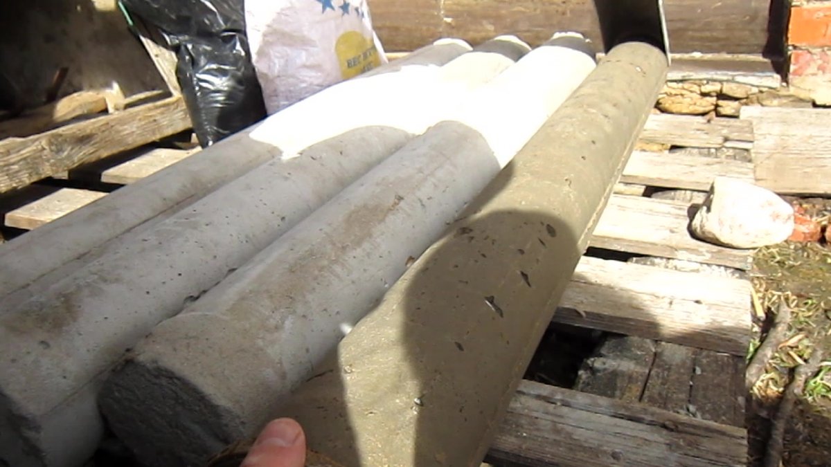 5 способов изготовления бетонных столбов для забора