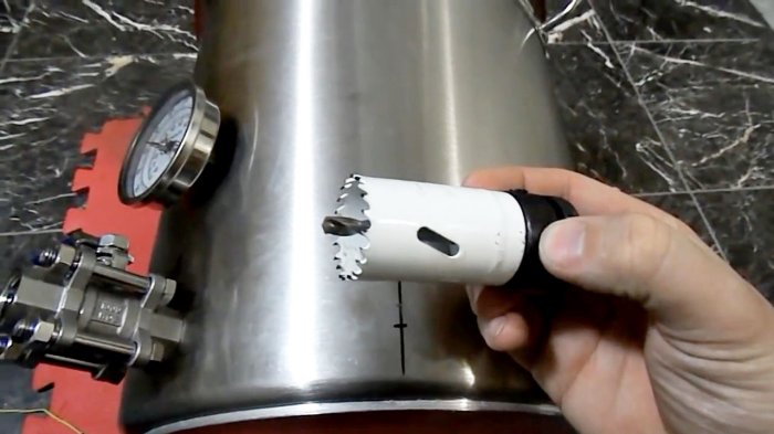 Сверлим кастрюлю из нержавейки